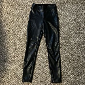 Abercrombie faux leather leggings